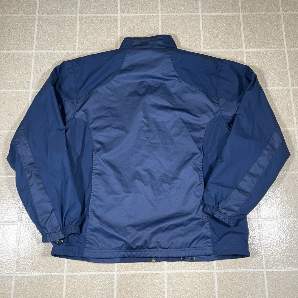 Adidas Vintage Y2K Track Suit Men's Size Sz L Nylon Windbreaker Navy Blue - Picture 4 of 16